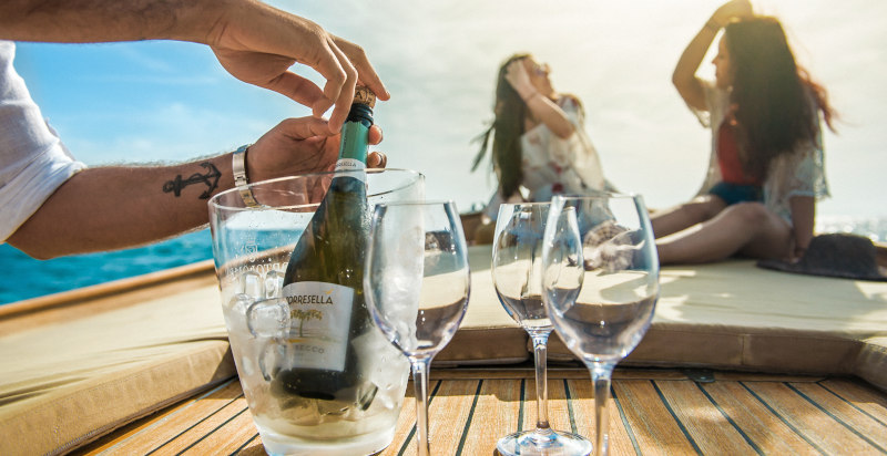 Aperitivo in barca a Scarlino