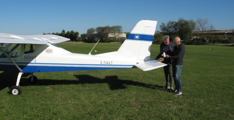 Esperienza di volo su un aeroplano biposto Tecnam P92 nelle Marche