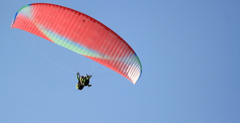 biposto parapendio a roma