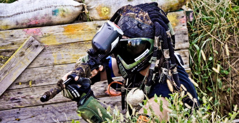 Azione e strategia nel paintball a Merate, Lecco