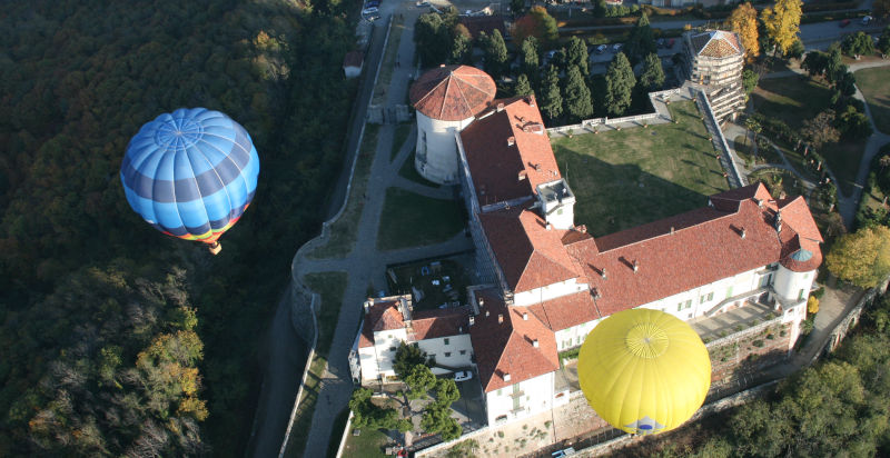 Paesaggi del Piemonte visti dalla mongolfiera