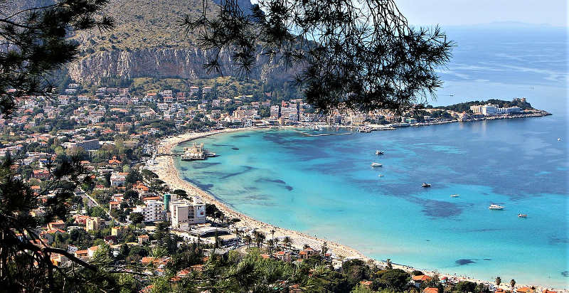 escursione in gommone verso mondello