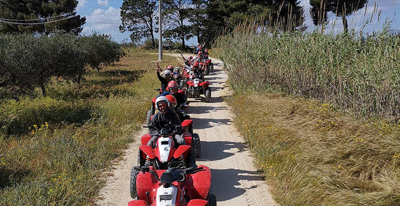 Paesaggi siciliani esplorati in quad a Selinunte