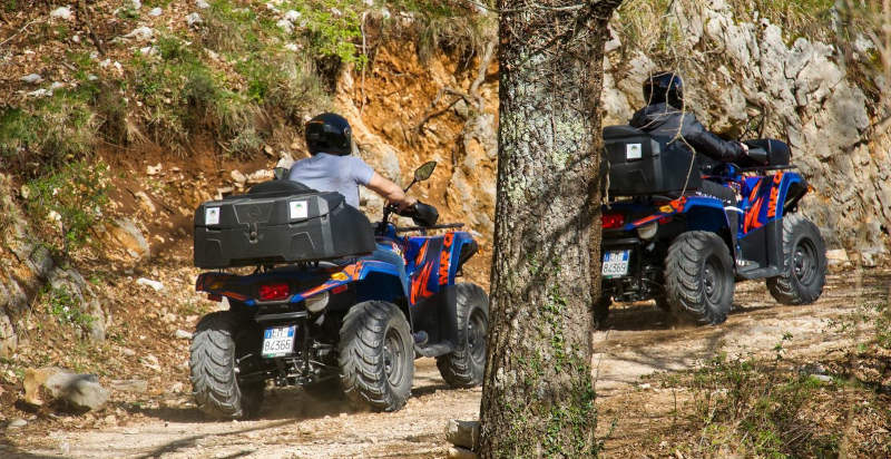 Escursione in quad con partenza da Fondi, Latina