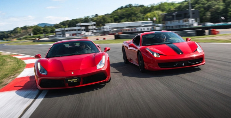 Esperienza Ferrari: Ferrari 458 Italia e 488 GTB in pista a Precenicco 