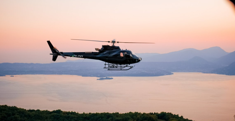 Tour panoramico in elicottero per gruppi sul Lago di Garda