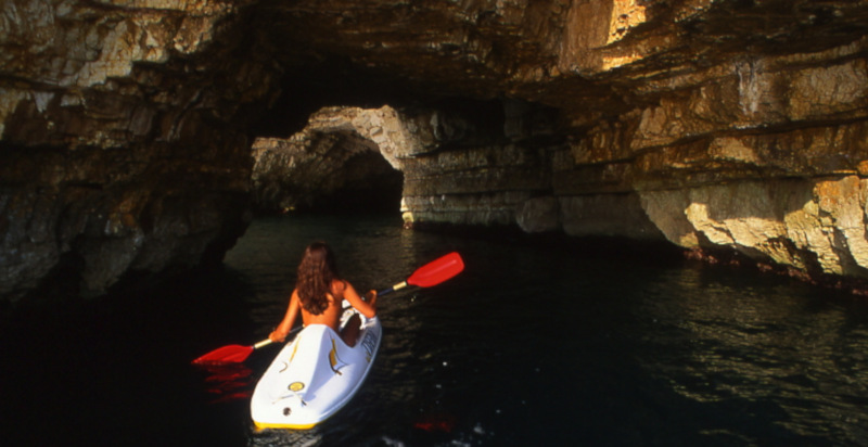 Canoa Vieste Gargano costa