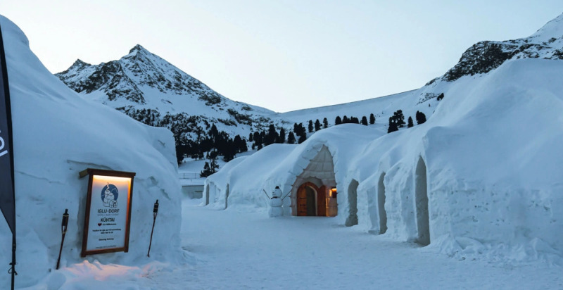 Dormire in un igloo a Kuthei vicino a Innsbruck
