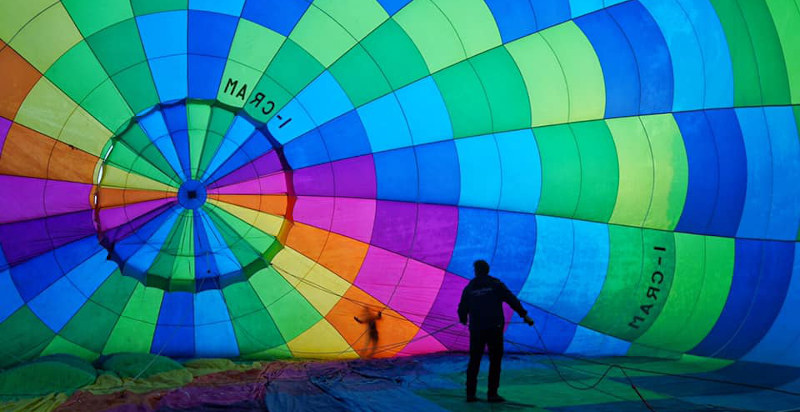 Buono regalo per un volo in mongolfiera sopra Matera