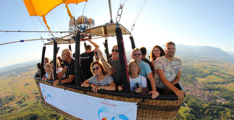 Volare in mongolfiera in Piemonte