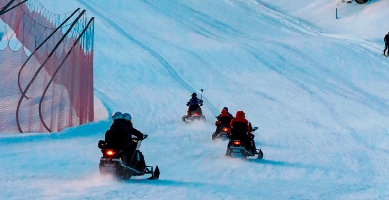 Noleggio motoslitta Passo Tonale