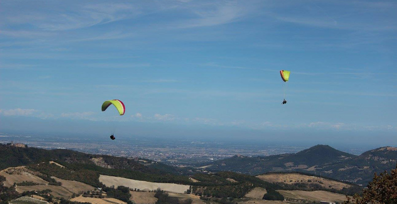 Parapendio biposto Pavia