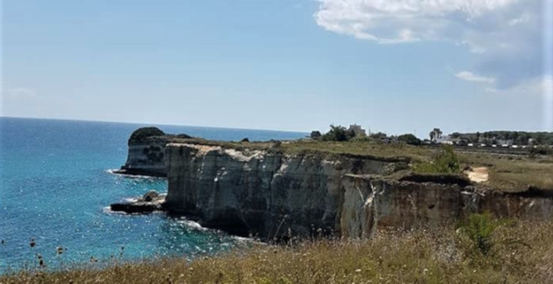 Cavalcata lungo la costa di Borgagne, Puglia