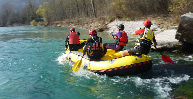 Discesa rafting sul Tagliamento, un'esperienza unica in Friuli