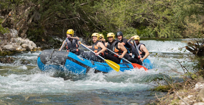 Discesa rafting sul fiume Volturno, emozioni e adrenalina