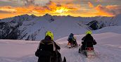 Avventura invernale in motoslitta a Foppolo