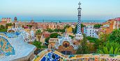 Veduta della casa Batllò di Gaudì a Barcelona