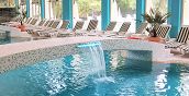 Piscina termale nella spa di Abano Terme