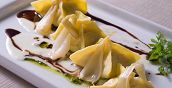 Piatto gourmet servito durante il pacchetto spa, cena e pernottamento