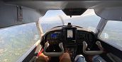 Corso di pilotaggio con aeroplano in volo e istruttore qualificato