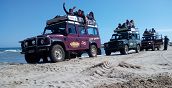 Guida esperta durante l'escursione 4x4 in Puglia