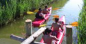 relax canoa puglia esperienza lago tranquillità