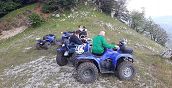 Vista panoramica dell'Appennino Campano durante un'escursione in quad
