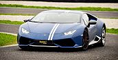 Guida di una Lamborghini Huracán Avio in pista a Cervesina
