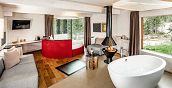 Interno della casa sull'albero a Sesto