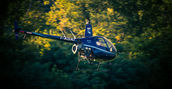 Robinzon 22 in volo nella zona di Valbrembo, Bergamo