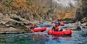 Avventura estiva in packrafting lungo il fiume Serchio