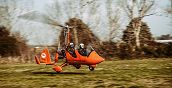 Pilotaggio autogiro da Salto di Fondi con vista panoramica