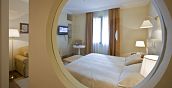 Camera elegante e raffinata al Rizzi Aquacharme Hotel