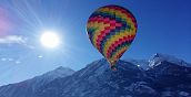 Volo in mongolfiera sopra il Piemonte