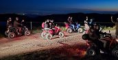 Tramonto suggestivo durante tour in quad in Lessinia