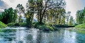 paesaggio fiume biferno canoa molise 