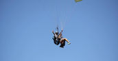 Volo in parapendio da San Giorgio sopra paesaggi siciliani