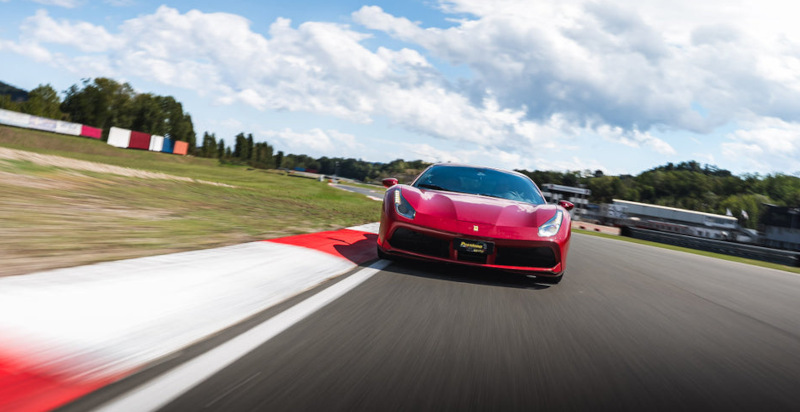 Test drive con Ferrari 488 GTB pista di Lombardore