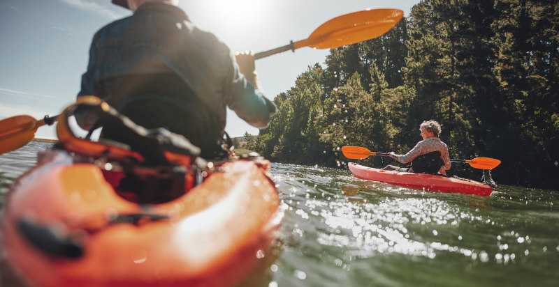 Navigazione tranquilla in kayak tra le isole del Lago Maggiore