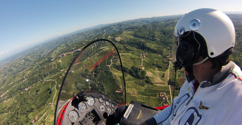 Volo in autogiro biposto
