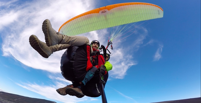 Volo tandem parapendio Monte Cucco