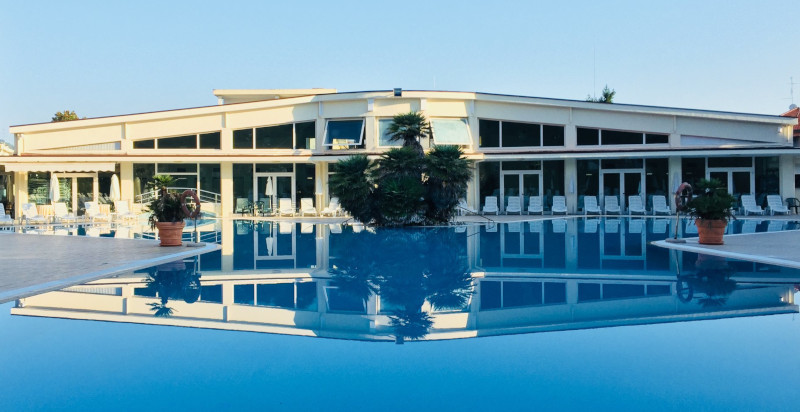 Piscina termale esterna Hotel Terme Internazionale